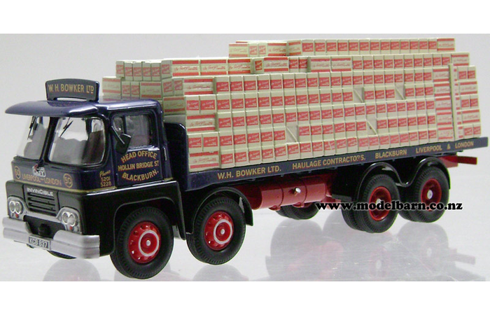 1/50 Guy Invincible Flat Deck Truck with Load & Leyland Clock "WK Bowker Ltd"
