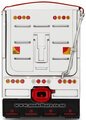 1/50 Sloanbuilt TOA Semi Tip Trailer (red & silver)