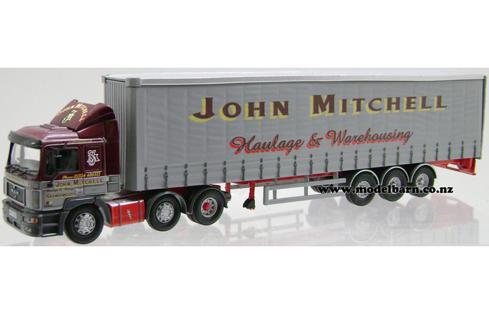 1/50 MAN Prime Mover & Semi Curtainside Trailer "John Mitchell"