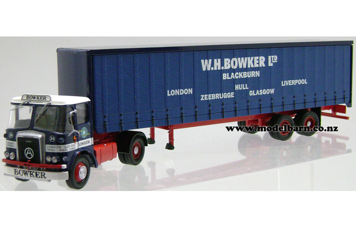 1/50 Atkinson Borderer Prime Mover & Semi Curtainside Trailer "WH Bowker Ltd"
