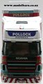 1/50 Scania 124L 420 Prime Mover & Semi Curtainside Trailer "Pollock Scotrans Ltd"