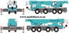 1/50 Liebherr LTM 1090-4.2 Crane "Universal Cranes NZ"