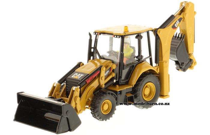 1/50 Caterpillar 432F2 Backhoe Loader with Attachments