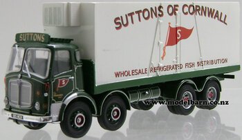 1/50 AEC Mk V 4-Axle Platfrom Lorry with Refer Container "Suttons"-aec-Model Barn