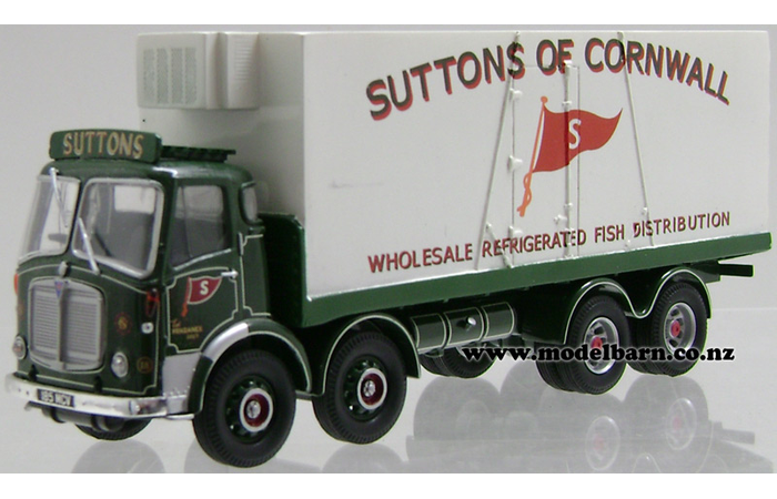 1/50 AEC Mk V 4-Axle Platfrom Lorry with Refer Container "Suttons"