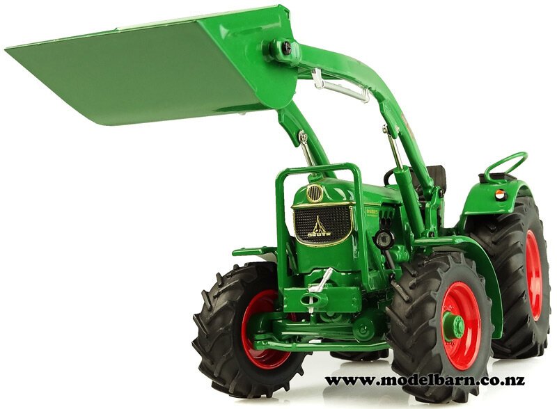 DEUTZ D60 05-4WD フロントローダ&バケット 1/32 1/32 Deutz D60 05 4WD with Front End Loader - Farm Equipment-Deutz