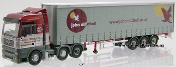 1/50 MAN TGA XXL Prime Mover & Semi Curtainside Trailer "John Mitchell"-man-Model Barn