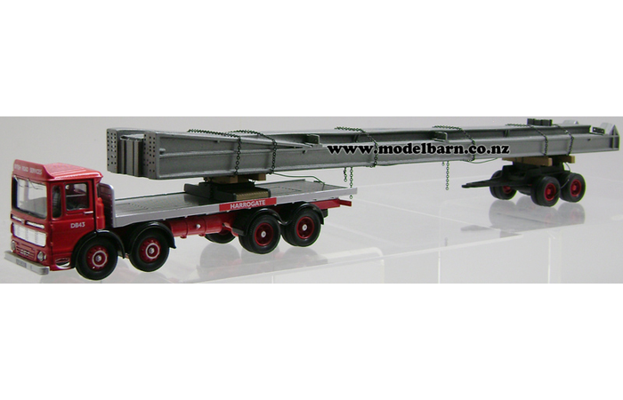 1/50 AEC Ergo 4-Axle Platform Lorry with Dolly & Girder Load "British Road Services"