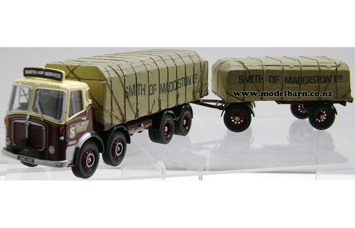 1/50 AEC Mk V 4-Axle Sheeted Platform Lorry & 2-Axle Sheeted Trailer "Smith of Maddiston"