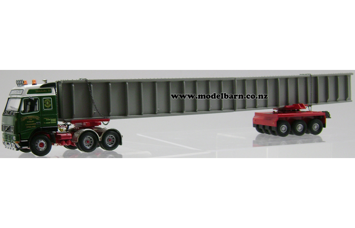 1/50 Volvo FH12 Globetrotter XL Prime Mover with Bogie & Beam Load "John Somerscales"