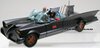 Batmobile with Batman & Robin Figurines (1966, Matt Black, 127mm) Corgi