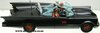 Batmobile with Batman & Robin Figurines (1966, Matt Black, 127mm) Corgi