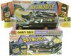 Batmobile with Batman & Robin Figurines (1966, Matt Black, 127mm) Corgi