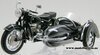 1/10 BMW R60/2 Motorbike & Sidecar Combo (black)