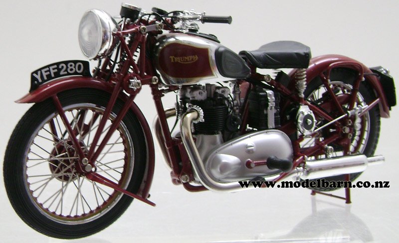 1/12 Triumph Speed Twin Motorbike (1939, red) - Vehicles