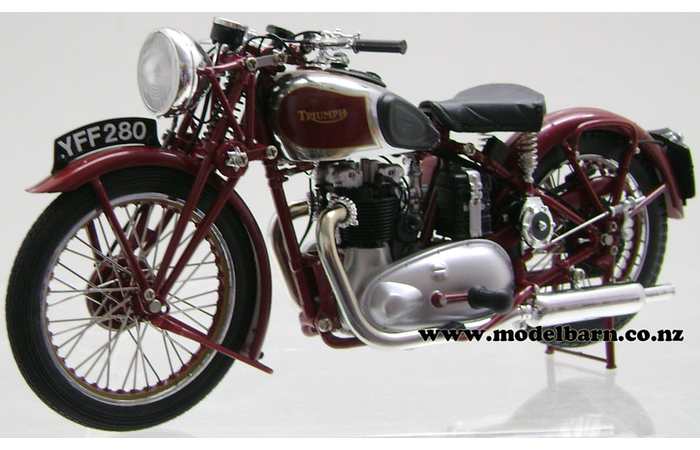 1/12 Triumph Speed Twin Motorbike (1939, red)