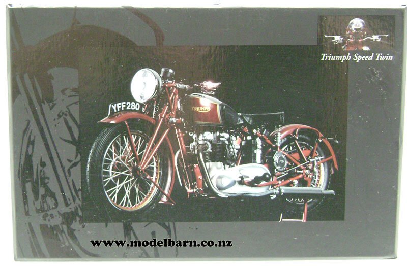 1/12 Triumph Speed Twin Motorbike (1939, red) - Vehicles