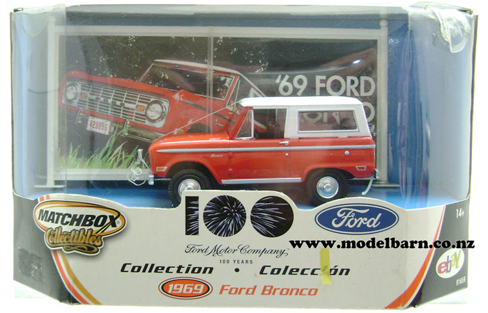 1/43 Ford Bronco (1969, red & white)