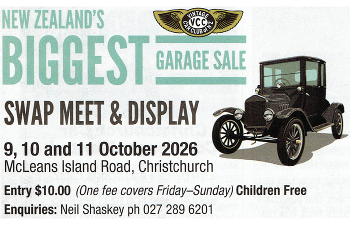 McLeans Island Swap Meet October 9, 10, 11  2026