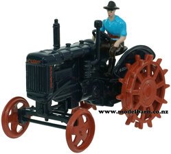 1/32 Fordson E27N on Steel Wheels with Driver-farm-equipment-Model Barn