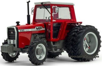 1/32 Massey Ferguson 590 4WD with Molcon Rear Duals-farm-equipment-Model Barn