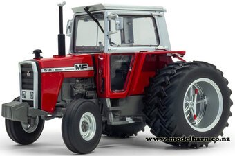 1/32 Massey Ferguson 590 2WD with Molcon Rear Duals-farm-equipment-Model Barn