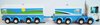 Scania Fonterra Milk Tanker & Trailer Brick Set