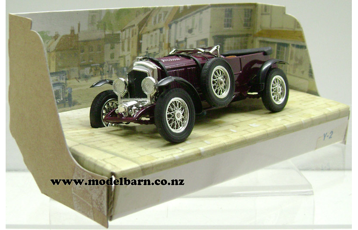 Bentley 4.5 litre Super Charged Convertible (1930, dark red)
