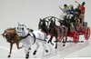 Horse Drawn Passenger Coach & 4 Horses (1820)