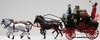 Horse Drawn Passenger Coach & 4 Horses (1820)