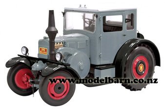 1/18 Lanz Eilbulldog with Cab (grey)-lanz-Model Barn