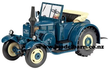 1/18 Lanz Eilbulldog with top down (blue)-lanz-Model Barn