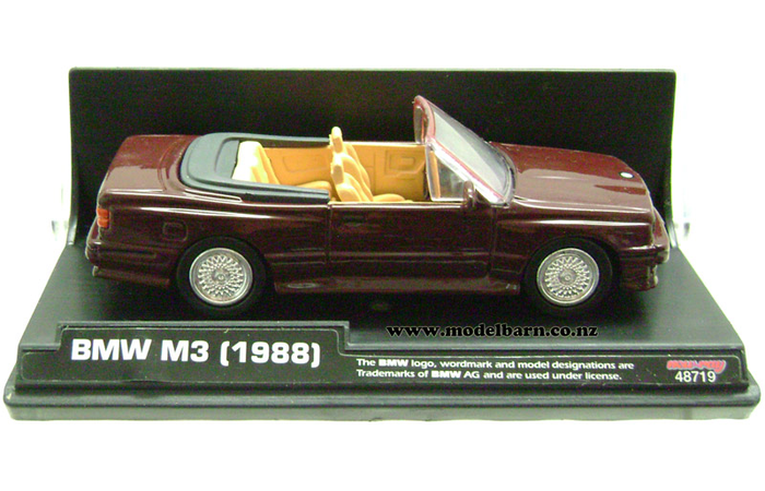 1/43 BMW M3 Convertible (1988, metallic brown)