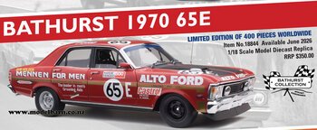 1/18 Ford XW Falcon GTHO Phase II Race Car (Bathurst 1970)-vehicles-Model Barn