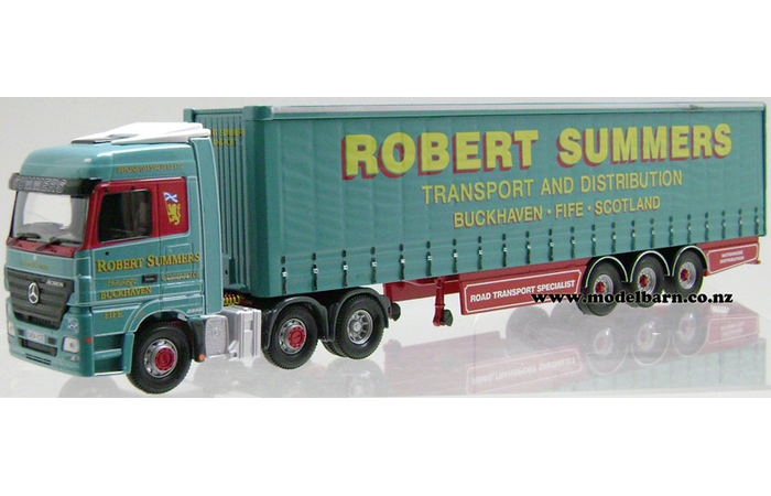 1/50 Mercedes Actros 2546 Prime Mover & Semi Curtainside Trailer "Robert Summers"
