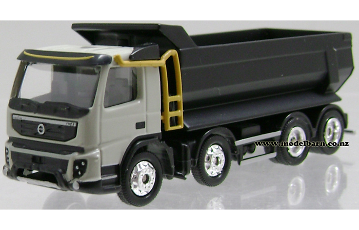 1/87 Volvo FMX500 4-Axle Tip Truck (grey & black)