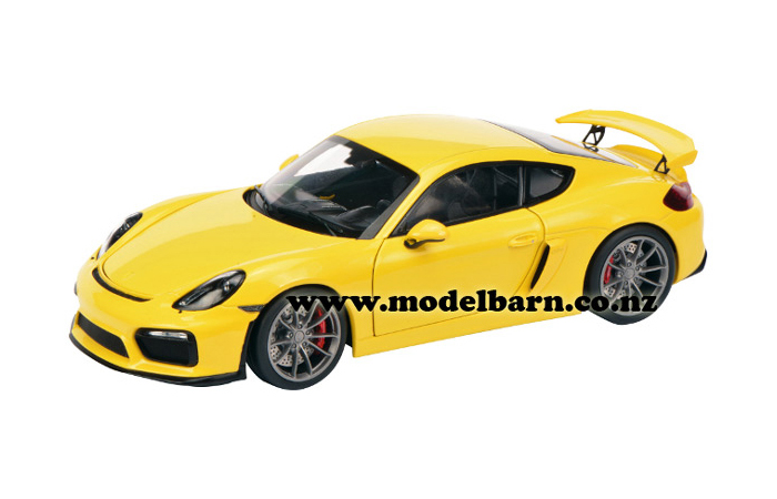 Schuco Gulf Porsche Cayman ミニカー 1/18 1/18 Schuco Porsche Cayman GT4 (Gulf) Diecast Car Model