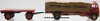 1/50 ERF V 2-Axle Sheeted Truck & Flat Deck Trailer "British Road Services"