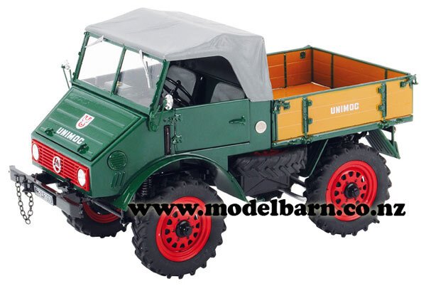 1/18 Mercedes Unimog U401 with Soft Top (green) - Vehicles