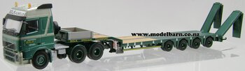 1/50 Volvo FH12-460 Prime Mover & Nooteboom 4-Axle Semi Low Loader Trailer "Bolk"-volvo-Model Barn
