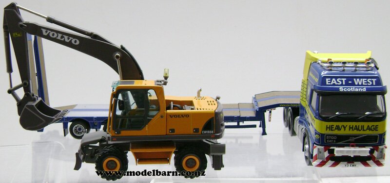重機運搬Heavy Haulage 1:50スケール　VOLVO 1/50 Volvo FH12-420 Prime Mover with 3-Axle Nooteboom Low Loader