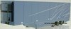 1/43 3-Axle Refer Semi Trailer (metallic blue)