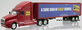 1/50 Kenworth T2000 Prime Mover & Semi Box Trailer "Cat Rental Store"-kenworth-Model Barn