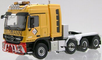 1/50 Mercedes Actros 4365 4-Axle Prime Mover "Feldmann"-mercedes-Model Barn