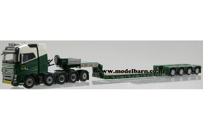 1/50 Volvo FH16-750 Globetrotter 5-Axle Prime Mover & Nooteboom 4-Axle Semi Low Loader Trailer "Leenaerts"