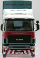 1/50 Scania 124L 420 Prime Mover & Semi Livestock Trailer "Olivers Transport"