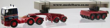 1/50 Leyland DAF 85 Prime Mover with 2-Axle Dolly & Concrete Beam Trailer "GCS Johnson"-daf-Model Barn