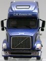 1/53 Volvo VNL 670 Prime Mover & Semi Tarped Flat Deck Trailer "CH Express Inc"