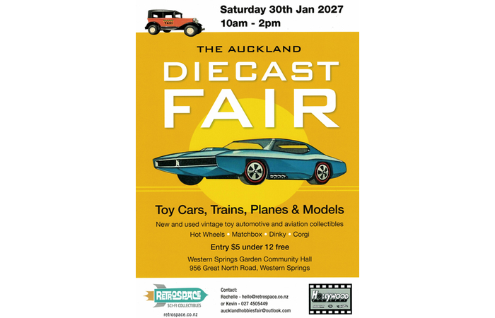 Auckland Diecast Fair January 30 2027
