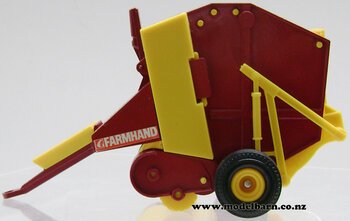 1/32 Vermeer Farmhand Round Baler (red & yellow)-other-farm-equipment-Model Barn